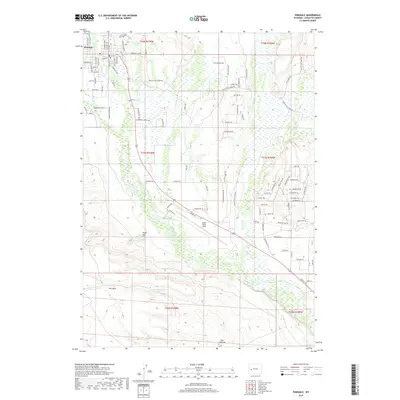 2017 Map of Pinedale, 2017 Print
