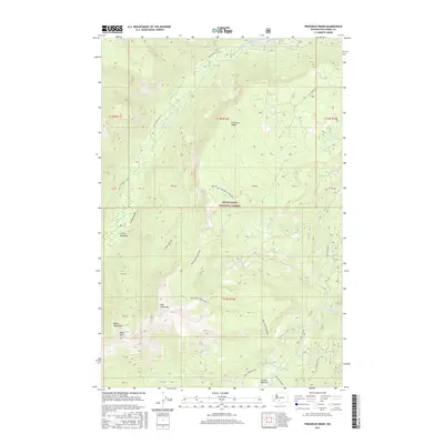 2017 Map of Pinegrass Ridge, 2017 Print