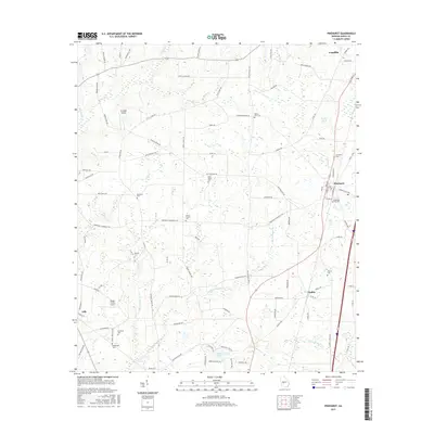 2017 Map of Pinehurst, 2017 Print