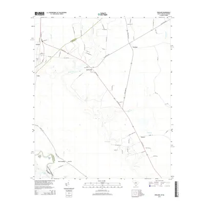 2014 Map of Pineland, 2014 Print