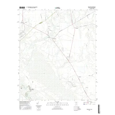 2017 Map of Pineland, 2017 Print