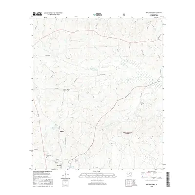 2016 Map of Pineland North, 2016 Print