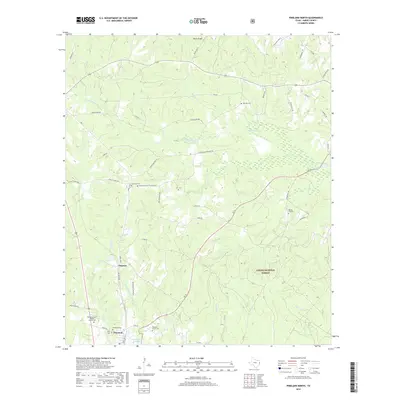2019 Map of Pineland North, 2019 Print