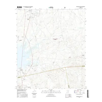2016 Map of Pineland South, 2016 Print