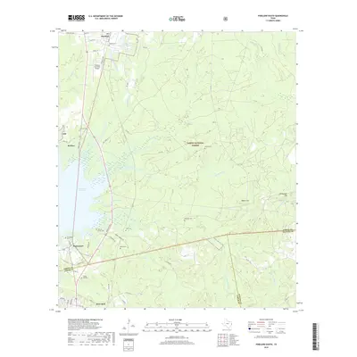 2019 Map of Pineland South, 2019 Print
