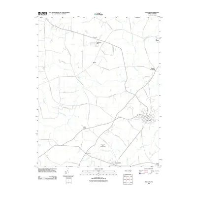 2010 Map of Pinetops, 2010 Print