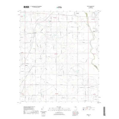2018 Map of Pinetta, 2018 Print