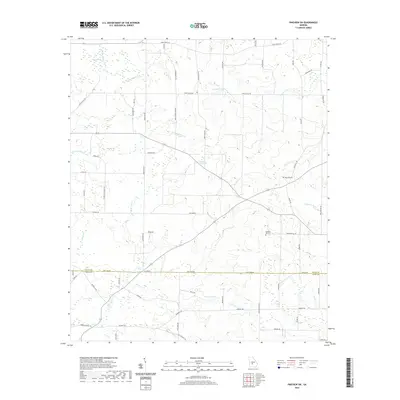 2020 Map of Pineview SW, 2020 Print