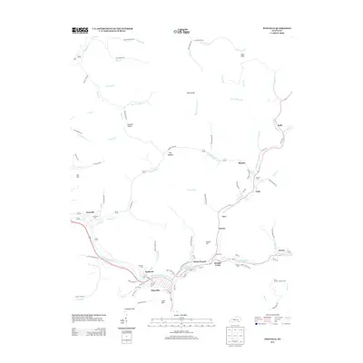 2013 Map of Pineville, 2013 Print