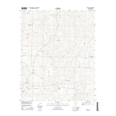 2014 Map of Pineville, 2014 Print