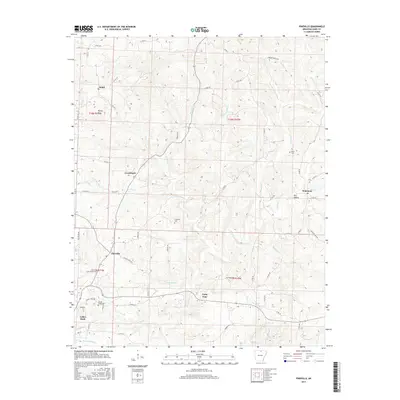 2017 Map of Pineville, 2017 Print