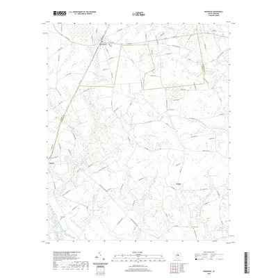 2020 Map of Pinewood, 2020 Print
