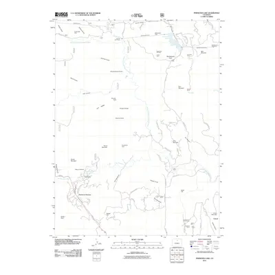 2011 Map of Pinewood Lake, 2011 Print