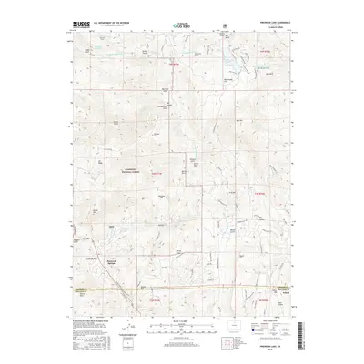2016 Map of Pinewood Lake, 2016 Print