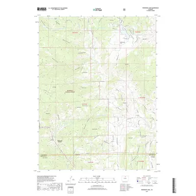 2019 Map of Pinewood Lake, 2019 Print