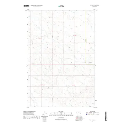 2020 Map of Piney Butte, 2020 Print