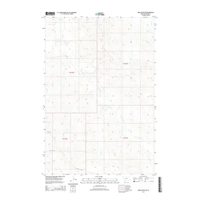 2014 Map of Piney Butte SW, 2014 Print