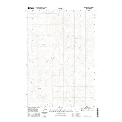 2017 Map of Piney Butte SW, 2017 Print