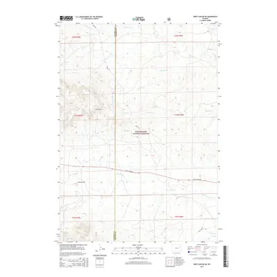 2015 Map of Piney Canyon NE, 2015 Print