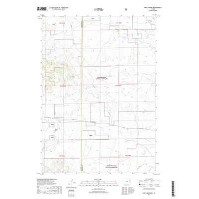 2017 Map of Piney Canyon NE, 2017 Print