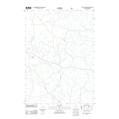 2012 Map of Piney Canyon NW, 2012 Print