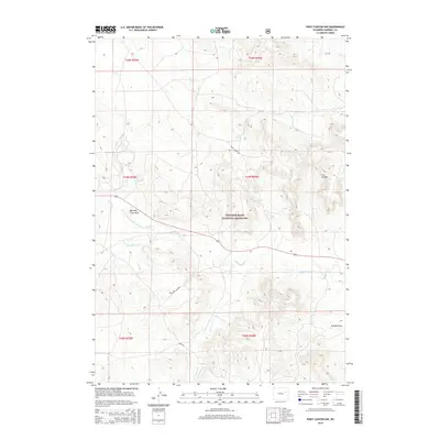 2015 Map of Piney Canyon NW, 2015 Print
