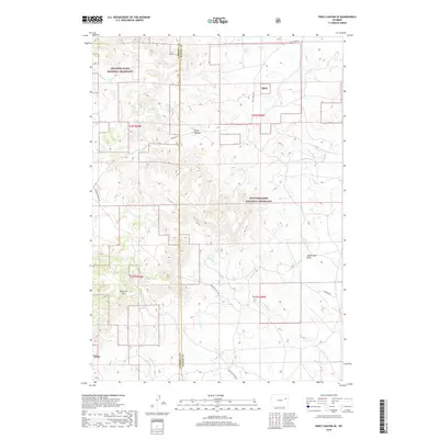 2018 Map of Piney Canyon SE, 2018 Print