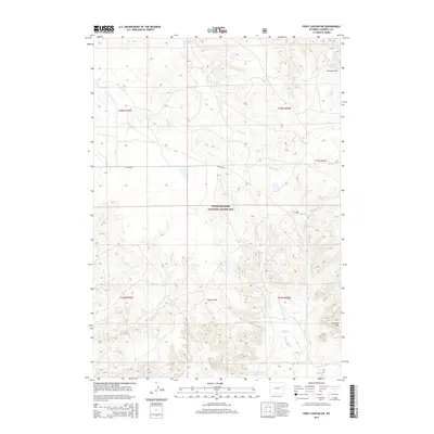 2015 Map of Piney Canyon SW, 2015 Print