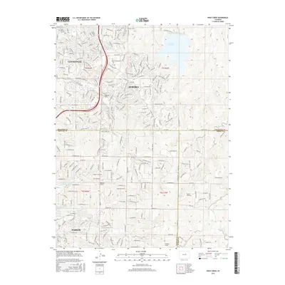 2016 Map of Piney Creek, 2016 Print