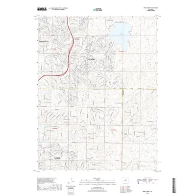 2019 Map of Piney Creek, 2019 Print
