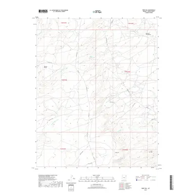 2018 Map of Piney Hill, 2018 Print