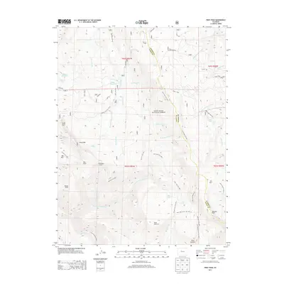 2013 Map of Piney Peak, 2013 Print