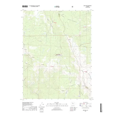 2019 Map of Piney Peak, 2019 Print