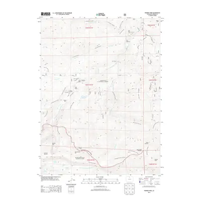 2013 Map of Pingree Park, 2013 Print