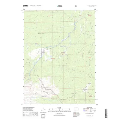 2019 Map of Pingree Park, 2019 Print
