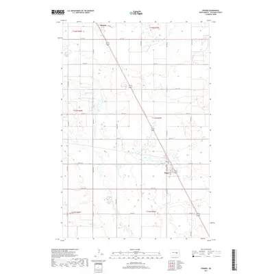 2017 Map of Pingree, 2017 Print