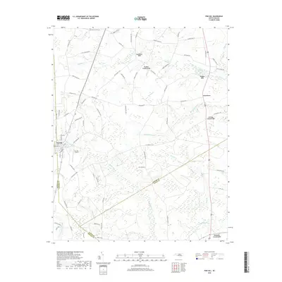 2019 Map of Pink Hill, 2019 Print