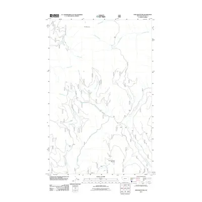 2011 Map of Pink Mountain, 2011 Print