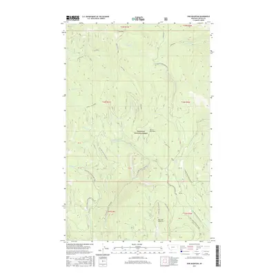 2017 Map of Pink Mountain, 2017 Print