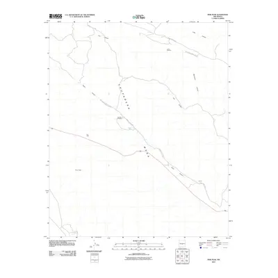2010 Map of Pink Peak, 2010 Print