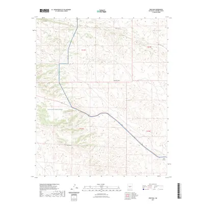 2023 Map of Pink Peak, 2023 Print