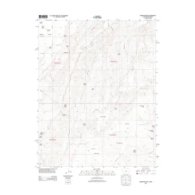 2013 Map of Pinkerton Mesa, 2013 Print
