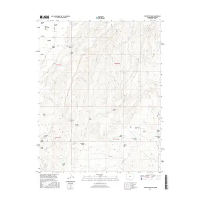 2016 Map of Pinkerton Mesa, 2016 Print