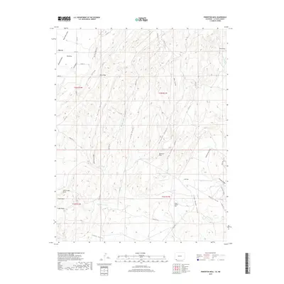 2019 Map of Pinkerton Mesa, 2019 Print
