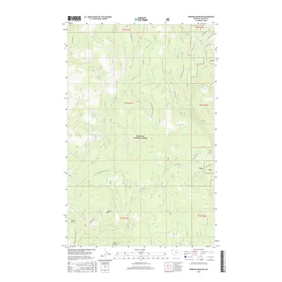 2017 Map of Pinkham Mountain, 2017 Print