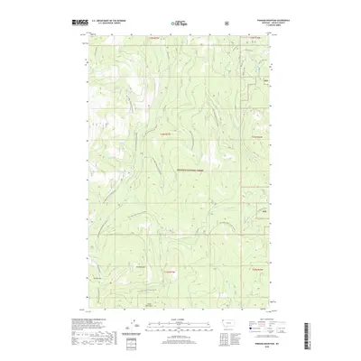 2020 Map of Pinkham Mountain, 2020 Print