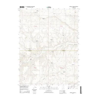 2014 Map of Pinnacle Canyon, 2014 Print