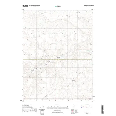 2020 Map of Pinnacle Canyon, 2020 Print