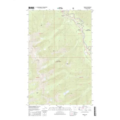 2017 Map of Pinnacle, 2017 Print