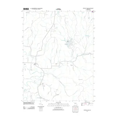 2012 Map of Pinnacle Lake, 2012 Print